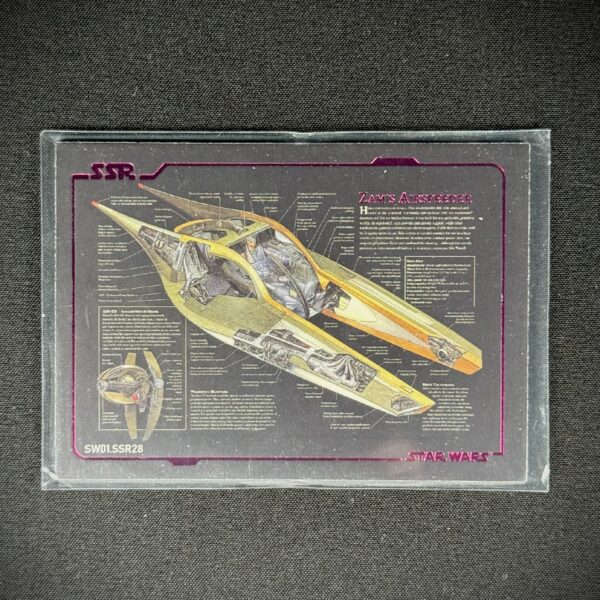 Star Wars SR Foil Collector Card (Zam's Airspeeder, Step Inn Card Games)