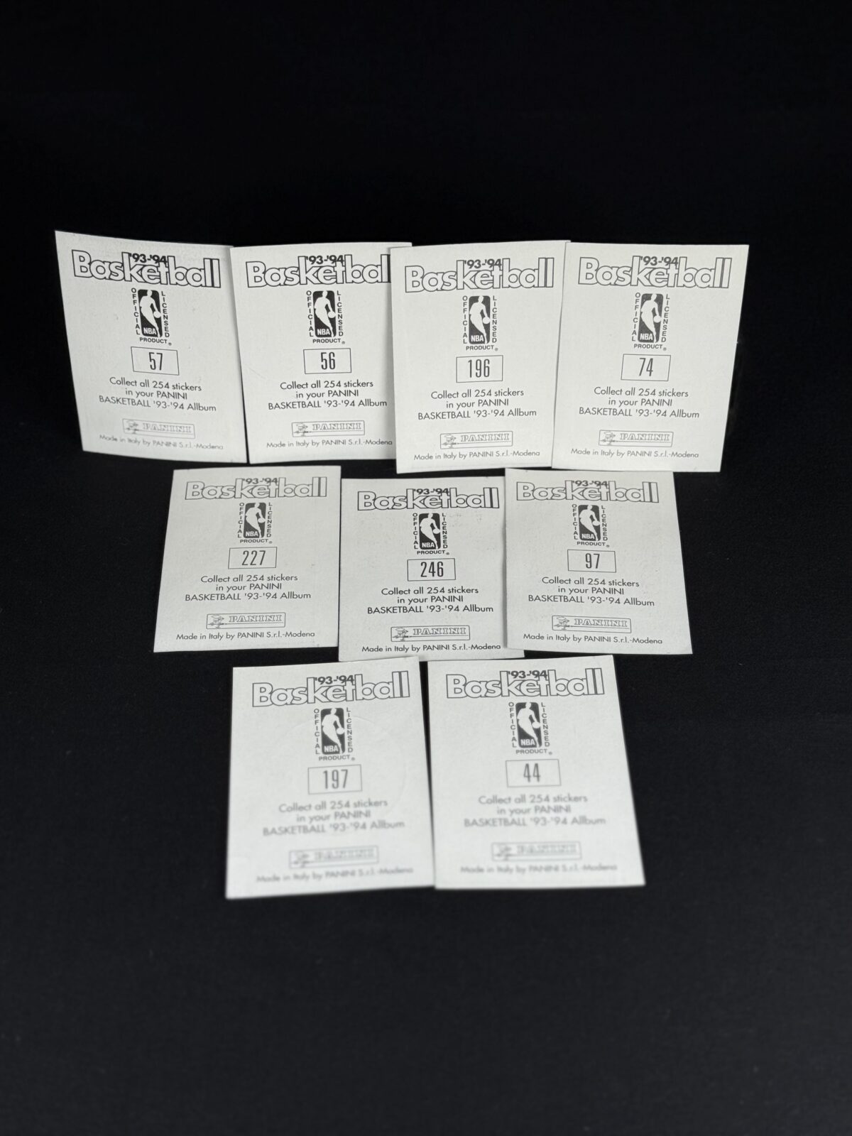 1993‑94 Panini NBA Sticker Lot (9 Stickers inc. Celtics & Blazers Foils) - Image 2