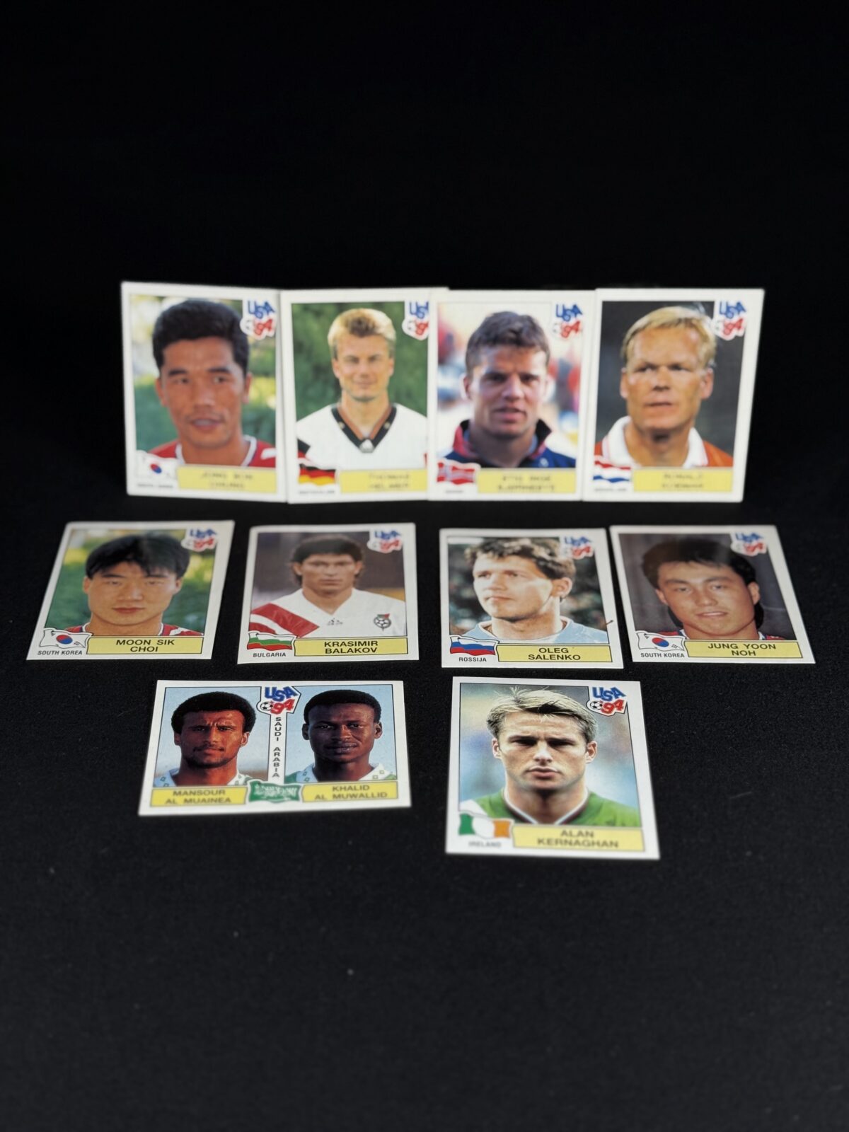 1994 Panini “USA 94” World Cup Sticker Lot (10 Stickers)