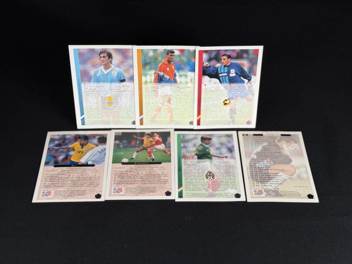 1994 Upper Deck World Cup USA 7‑Card Lot - Image 2
