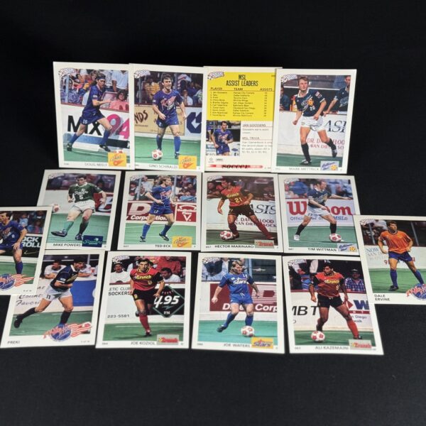 1991 Soccer Shots MISL 14‑Card Lot