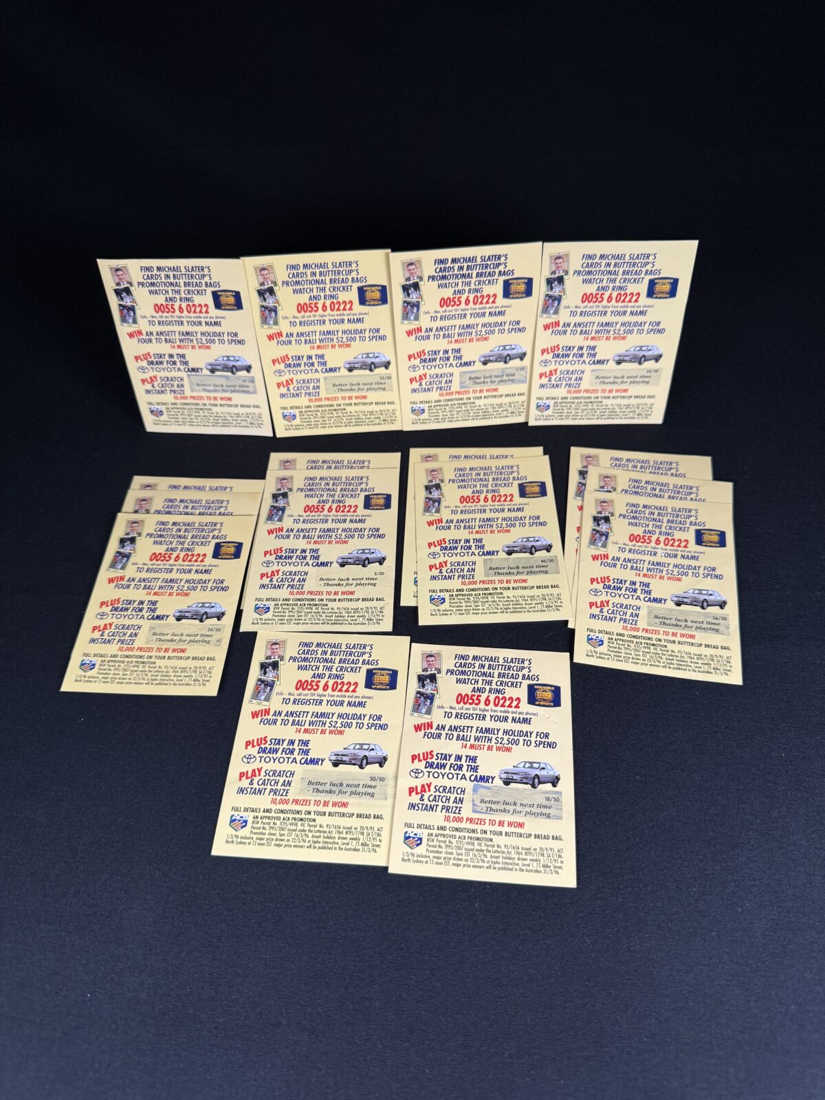 Lot of 1981–82 Scanlens Cricket Cards – Bulk Vintage AU Collector Lot - Image 2