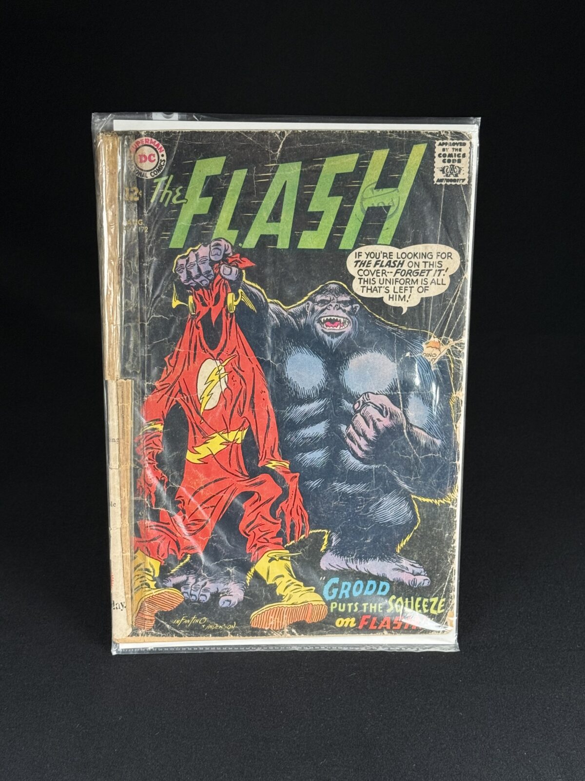 The Flash #172 (Aug 1967) – “Grodd Puts the Squeeze on Flash!”