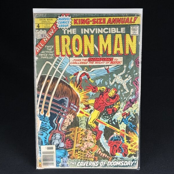 Iron Man Annual #4 (1977) – “The Caverns of Doomsday!”