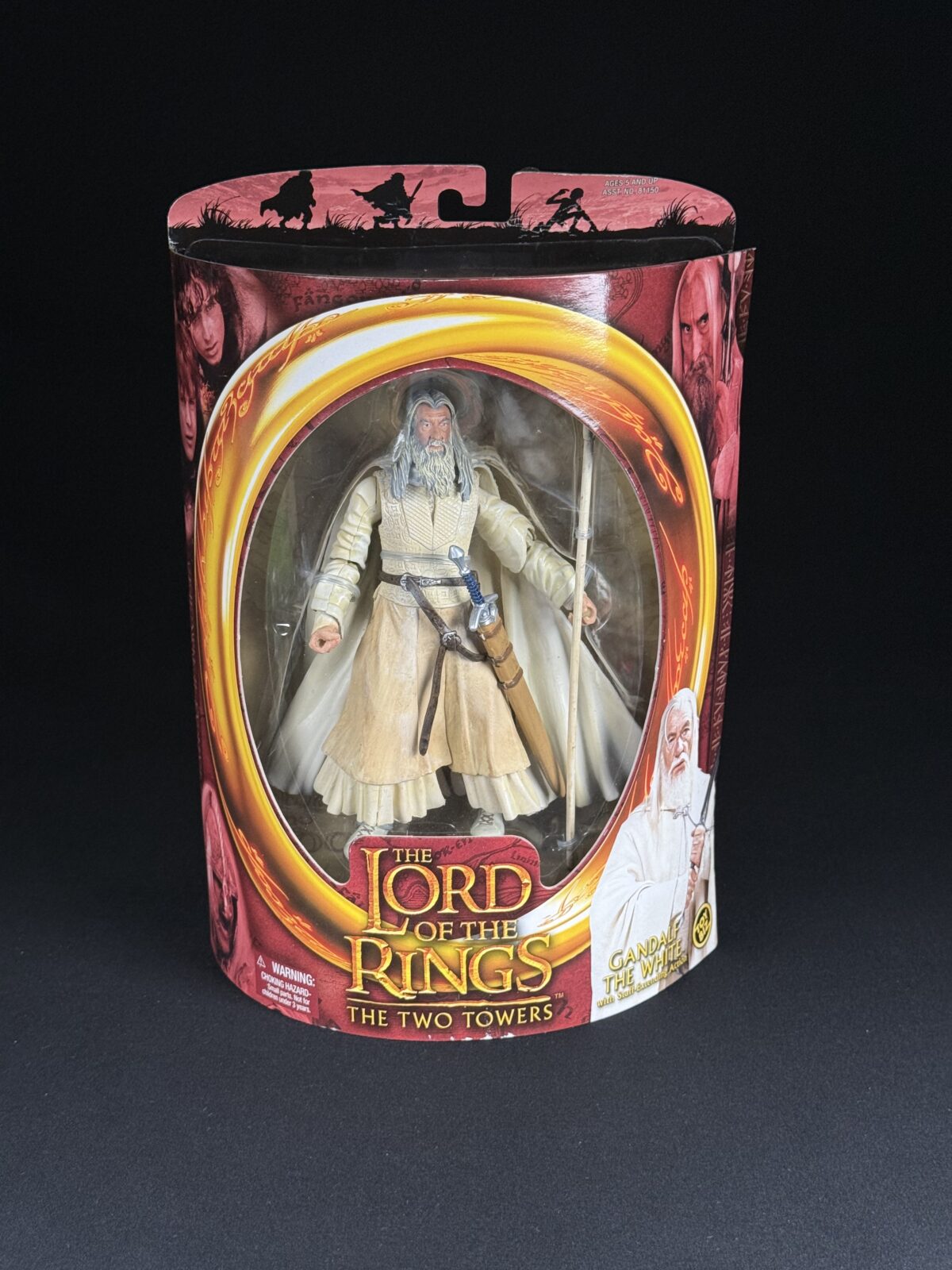 Gandalf the White with Staff‑Extending Action – Lord of the Rings: The Two Towers (Toy Biz, 2002)