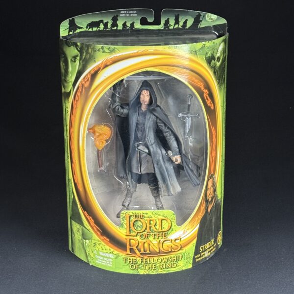 Strider with Sword-Drawing & Sword-Slashing Actions – Lord of the Rings: Fellowship of the Ring (Toy Biz, 2002)