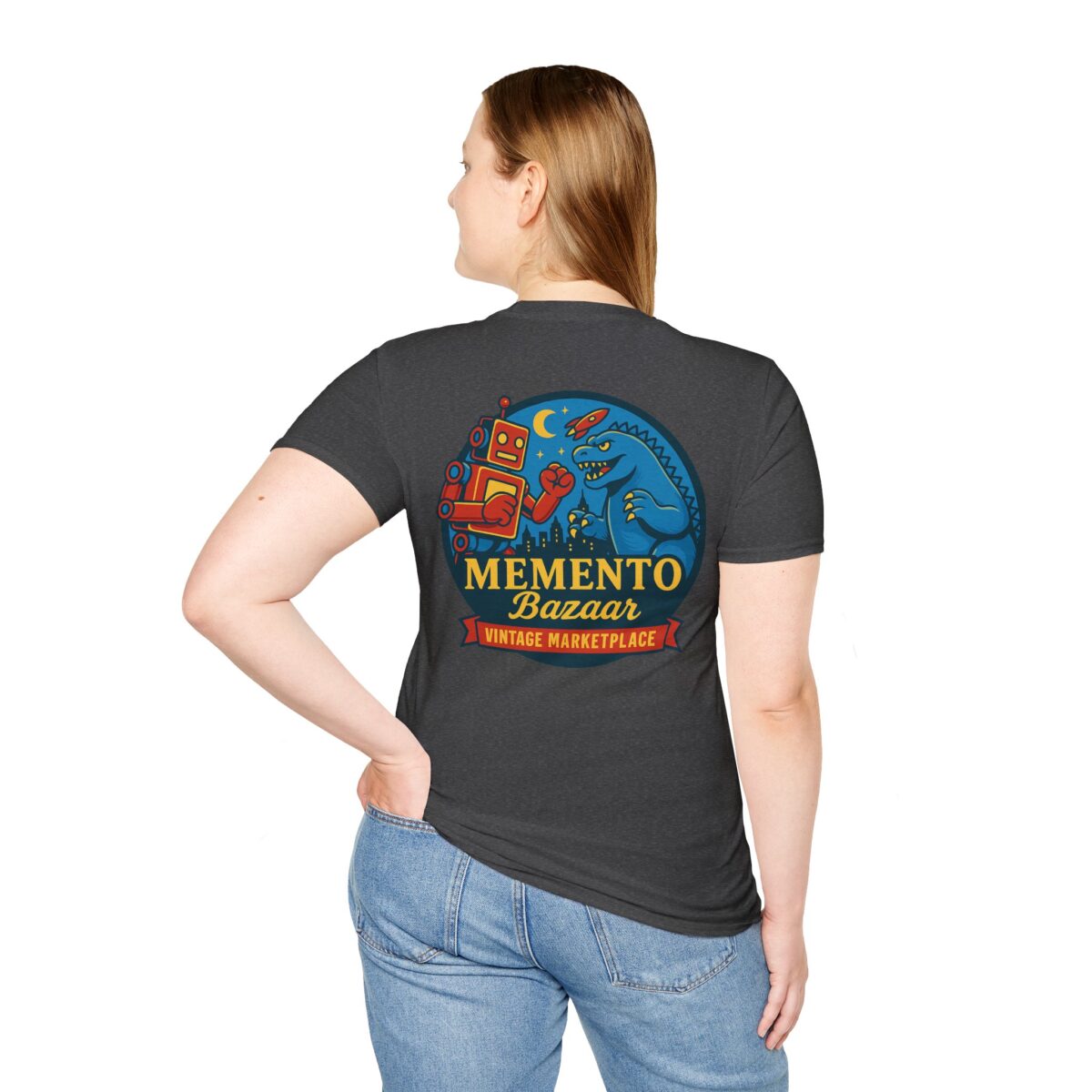 Memento Bazaar ‘The T-Shirt’ – Retro Graphic Tee, Unisex Casual Wear, Perfect for collectors who appreciate a mix of comfort and branding - Image 14