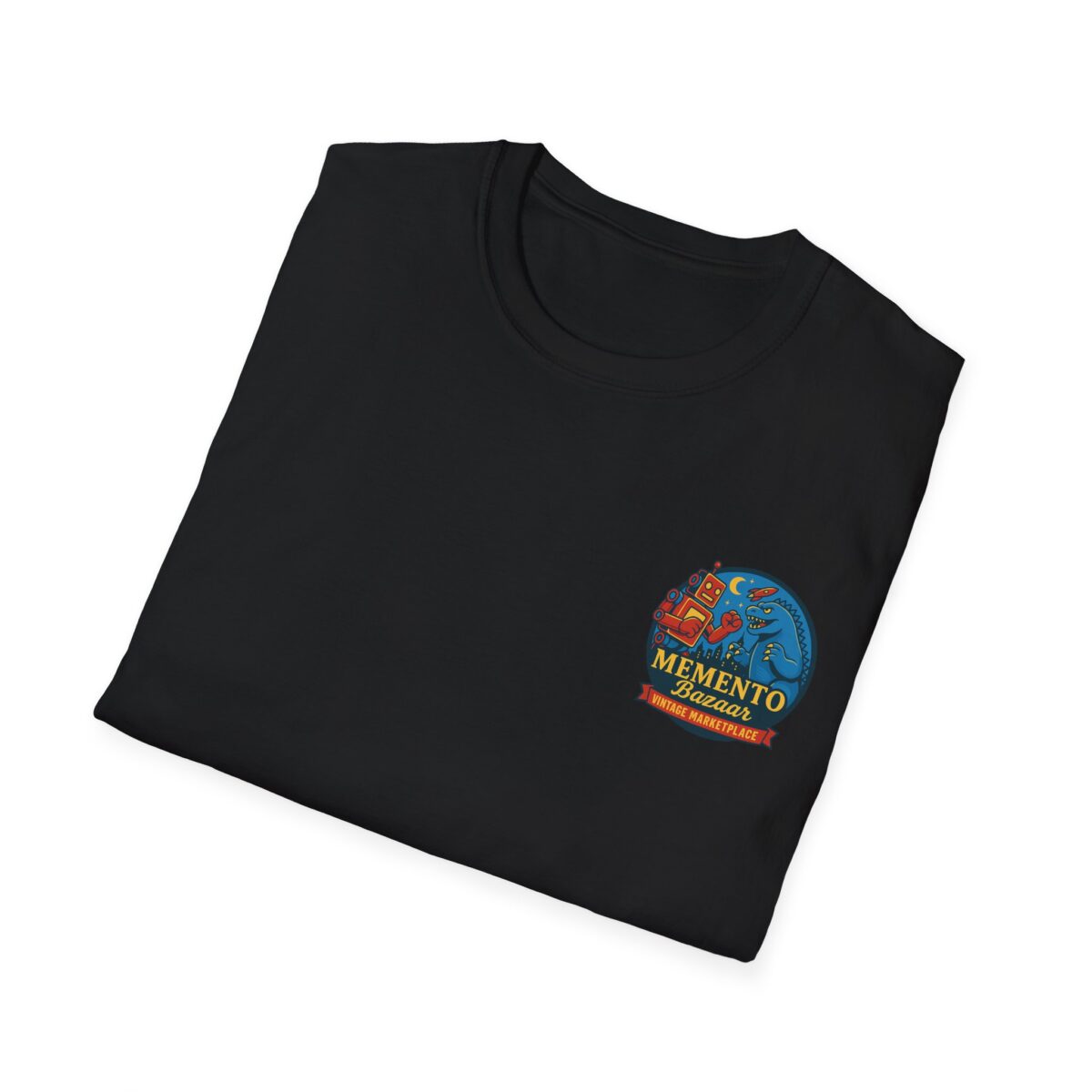 Memento Bazaar ‘The T-Shirt’ – Retro Graphic Tee, Unisex Casual Wear, Perfect for collectors who appreciate a mix of comfort and branding - Image 9