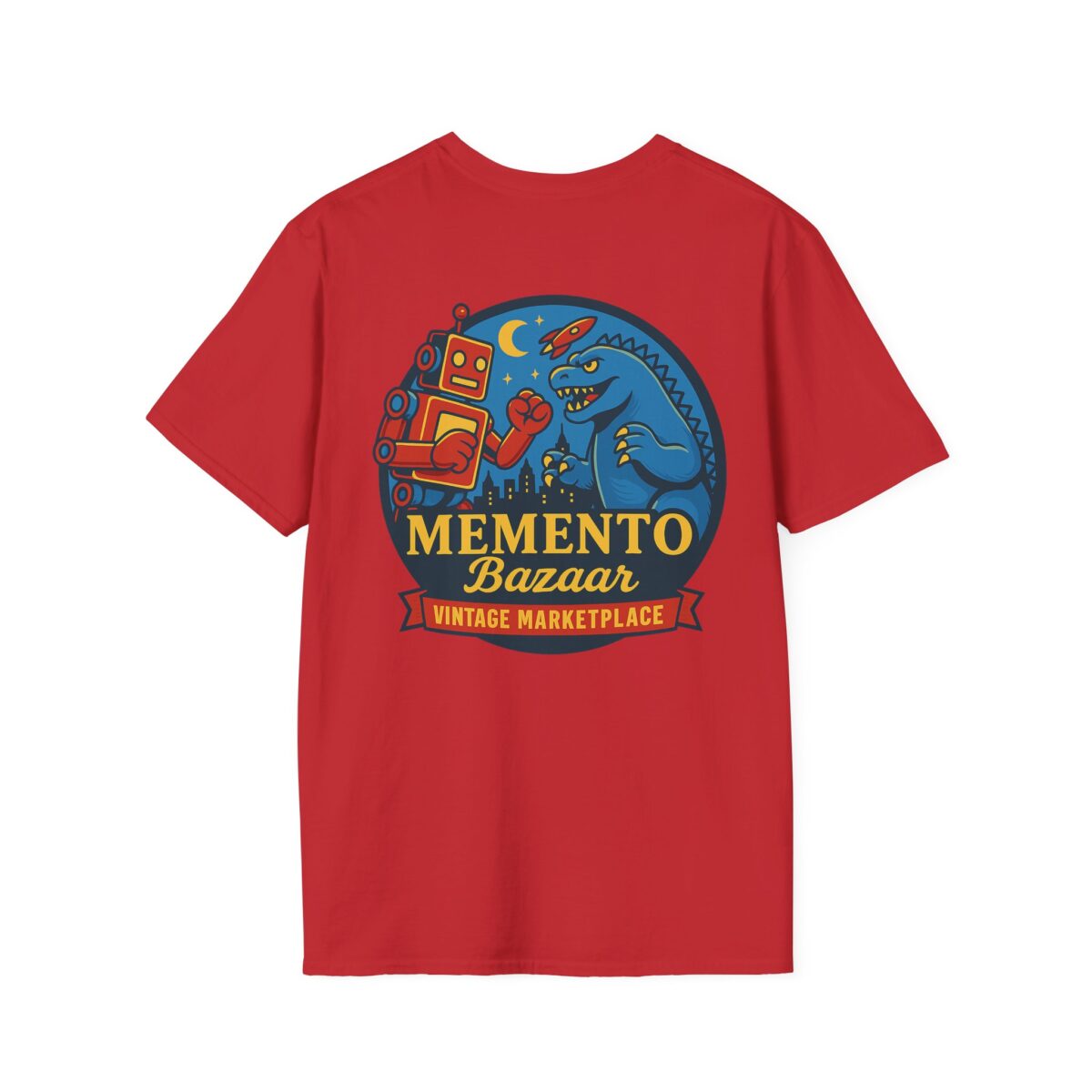 WE WANT YOU - Memento Bazaar Propaganda T-Shirt, Retro Softstyle Tee, Unisex - Image 3