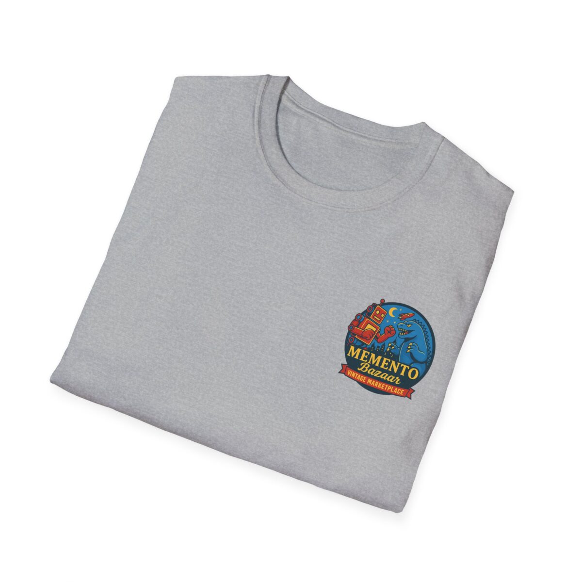 Memento Bazaar ‘The T-Shirt’ – Retro Graphic Tee, Unisex Casual Wear, Perfect for collectors who appreciate a mix of comfort and branding - Image 11