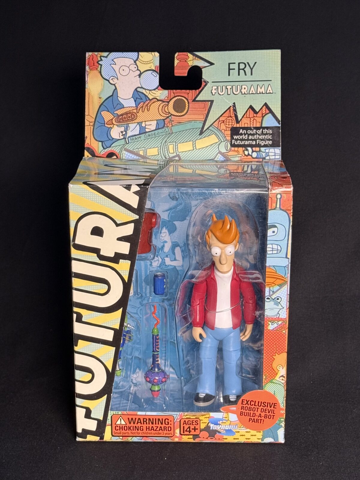 Futurama – Fry Action Figure (Toynami, Robot Devil Build-a-Bot)