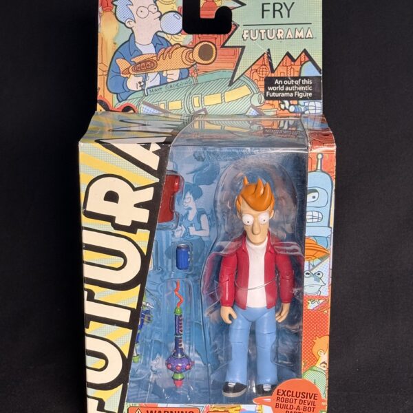 Futurama – Fry Action Figure (Toynami, Robot Devil Build-a-Bot)