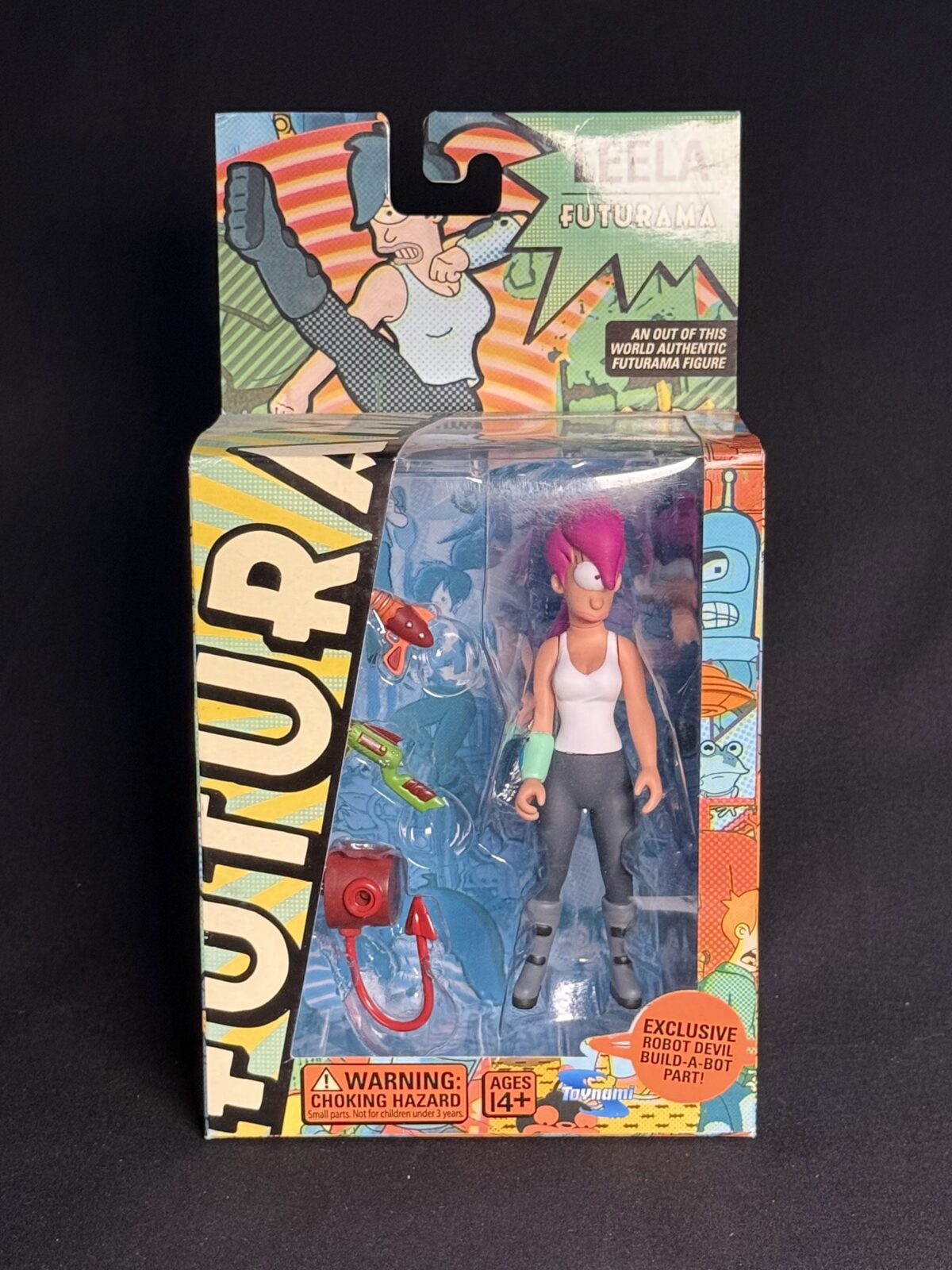 Futurama – Leela Action Figure (Toynami, Robot Devil Build-a-Bot)