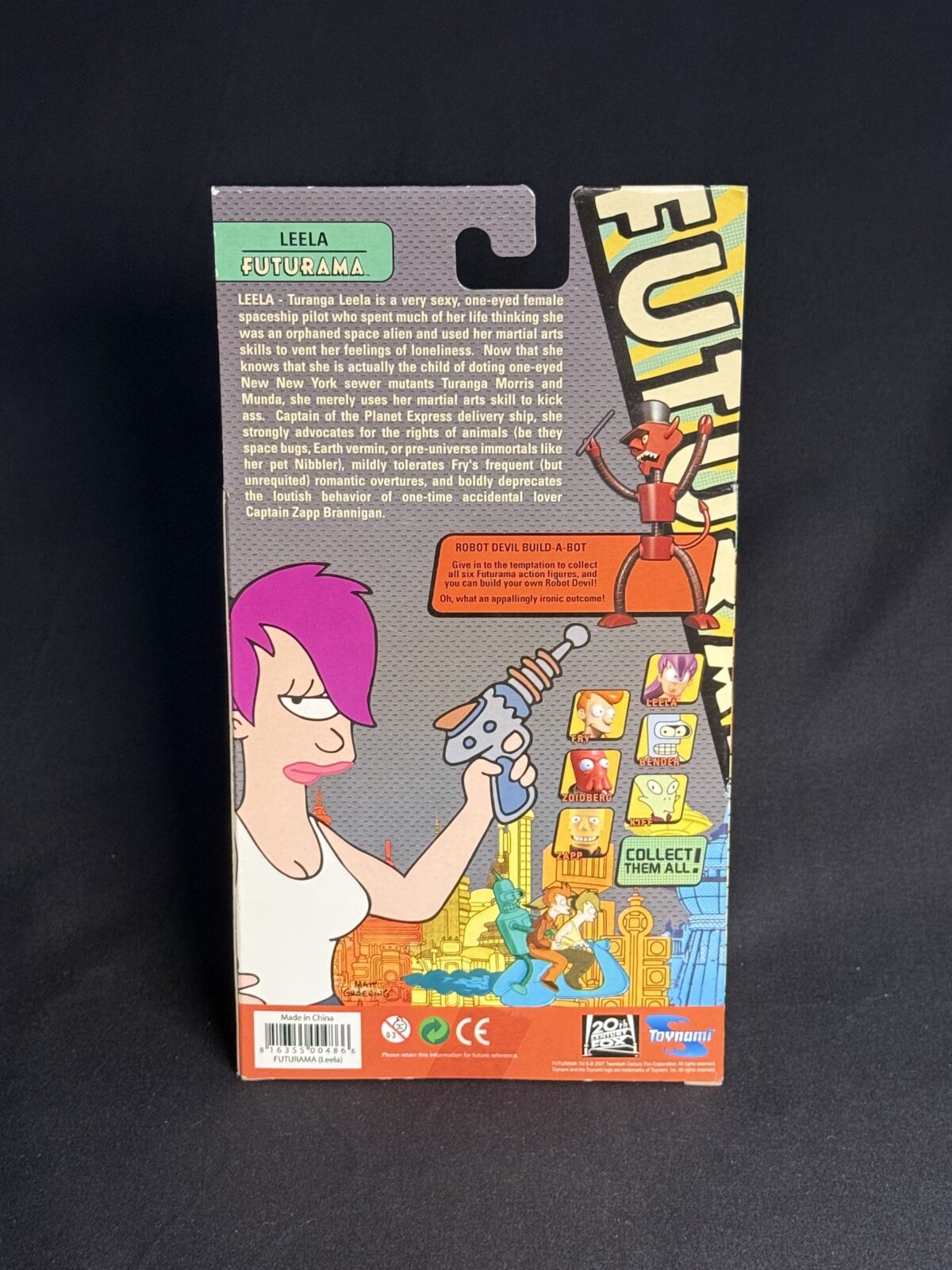 Futurama - Leela Action Figure  (Toynami, Robot Devil Build-a-Bot) - Image 2