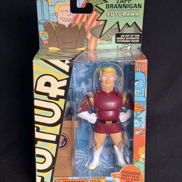 Futurama – Zapp Brannigan Action Figure (Toynami, Robot Devil Build-a-Bot)